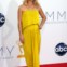 A actriz Claire Danes num vestido Lanvin durante a cerimónia dos Emmy Awards
