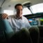Romney num simulador de voo em Lutz, Florida, EUA 