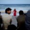 ESPANHA, 24/09/2012. A actriz Madeleine Bisson em pose na praia de Zoriola no festival de cinema de San Sebastián 