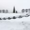 RÚSSIA, 10.12.2012. Em São Petersburgo, um passeio perto de uma árvore de Natal 