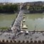 Ponte Sant'Angelo no rio Tibre