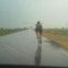 Faça chuva, faça sol, Thomas pedala (aqui, algures na Argentina)