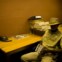  Um ranger descansa no seu gabinete no parque Mlilwane na Suazilândia 