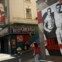 SÃO FRANCISCO. As figuras de Jack Kerouac e Neal Cassady na parede do Beat Museum