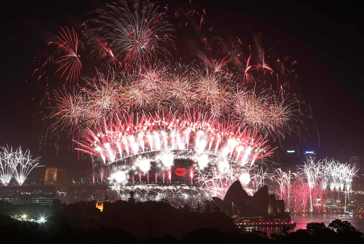 Sydney em festa com a chegada do novo ano