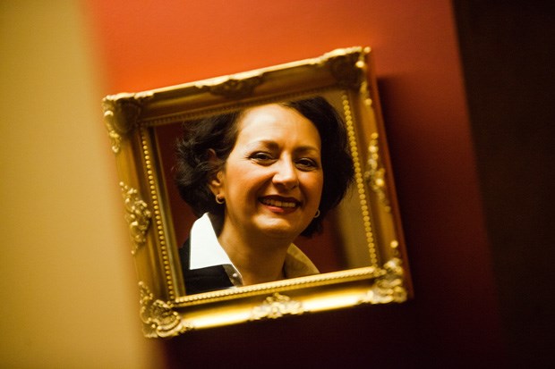 A autora, em Lisboa, para apresentar o novo livro