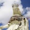 BOLÍVIA, 18.01.2013. No decurso dos trabalhos na estátua da Virgem de Socavon (patrona dos mineiros), a ser construída no monte de Santa Bárbara, perto de Oruro. Tem 45m de altura e está a 3850m de altitude.  