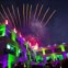 A inauguração do museu foi acompanhada de fogo de artifício.