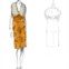 Um dos esboços criados pela designer Miuccia Prada, para o guarda-roupa do filme