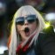 Lady Gaga na Isle of MTV, em 2008. Este foi um dos seus primeiros concertos fora dos EUA