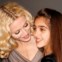 Com a filha Lourdes, em 2008