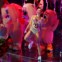 A cantora Miley Cyrus proporcionou um dos momentos da noite com a sua performance
