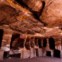 Interior de uma gruta em Petra