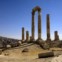 Ruínas romanas no topo de Amã