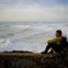 O surf em Portugal é destacado pela LP.  Na foto, o surfista Garrett McNamara de olho na Nazaré por alturas da 