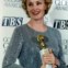 Jessica Lange com o Golden Globe de Melhor Actriz por 
