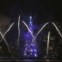 Brasil, Rio de Janeiro, pirotecnia para celebrar iluminações da árvore de Natal no lago Rodrigo de Freitas 