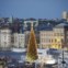 Suécia, Estocolmo, árvore de Natal com 36m de altura