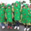 Taiwan, Taipé, participantes numa corrida de Natal