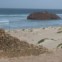 Na praia do Cabo de Santa Maria, cargueiro naufragado