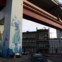 Graffiti nos pilares da Ponte 25 de Abril