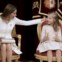 Letizia acaricia a filha, agora princesa, Leonor.