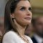 Letizia maquilhou-se de forma muito natural.