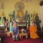 Fotografia tirada no interior de um templo budista em Amesterdão