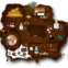 Um mapa achocolatado do museu