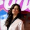 A portuguesa Sara Sampaio antes do início do desfile