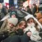 Esteve frio, muito frio, em Times Square, Nova Iorque, EUA