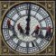 Em Londres, trabalhadores limpam o Big Ben