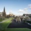 Os jardins de Edimburgo