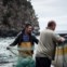 Pescadores na zona da Caloura