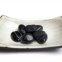 Quique e o prato
de pedras
negras: umas
são mesmo
pedras, as
outras têm no
interior creme
de parmesão.