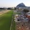 Uma vista aérea do espaço aberto do Jockey 