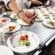 Empratamento do chef Vladimir Muhin no Al Meni, Rimini. Entrou directamente para o nº 24 da lista dos 50 Best Restaurants este ano com o White Rabbit.