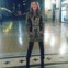Anna Dello Russo com um vestido H&MxBalmain em Milão