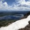EUA | Parques Naturais. Em 2016, o National Park Service cumpre um século de existência. Na foto: Mount Sheridan, com o Heart Lake aos pés nas Montanhas Vermelhas de Yellowstone.