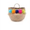 Cesta Eliza Gran com pompons (€89.03 na ShopBop).