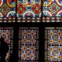 o Khan-e Lari,
uma mansão
do período
Qajar com
delicados
vitrais, 