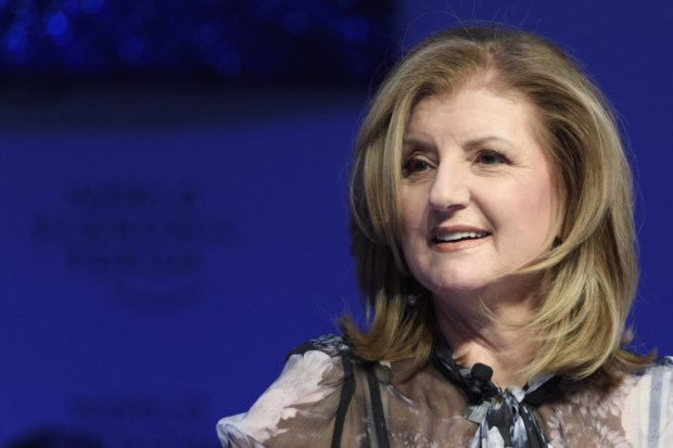 Arianna Huffington no Fórum Económico Mundial em Davos
