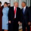 No dia da tomada de posse, 20 de Janeiro, os Obama recebem os Trump na Casa Branca