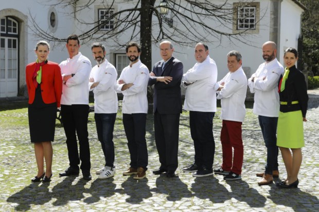 Da esquerda para a direita, Rui Silvestre, Henrique Sá Pessoa, José Alvillez, Fernando Pinto, Vítor Sobral, Rui Paula e Miguel Laffan
