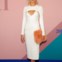Hailey Baldwin em Cushnie et Ochs