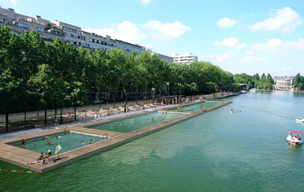 Projecto da piscina natural no Sena 