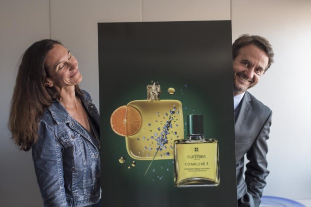 Corinne Bourgela, directora internacional de marketing, e Gilles Daure, diretor internacional da marca, vieram a Portugal, no 60.º aniversário da René Furterer
