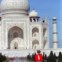 A famosa fotografia de Diana sozinha em frente do Taj Mahal, em 1992