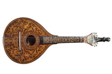 Guitarra de 1890, pertencente ao espólio de Pedro Caldeira Cabral