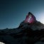 Zermatt Tourismus. Light Art by Gerry Hofstetter, foto de Michael Kessler